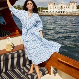 Printfresh Main Street Dress - In Bloom Cloud - Large